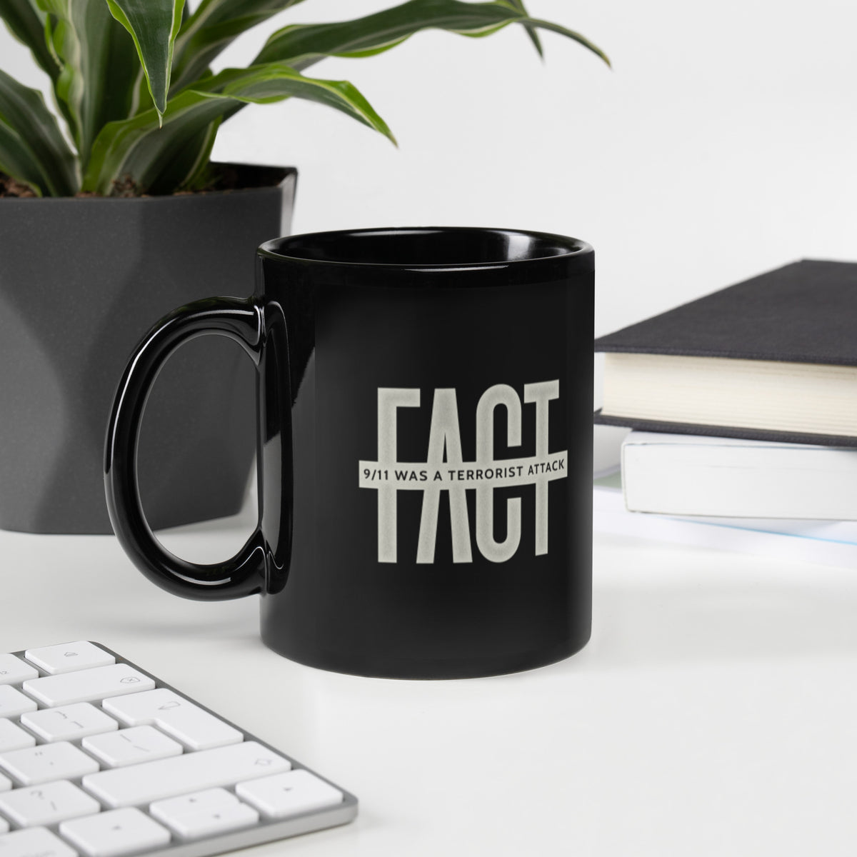 FACT Black Coffee Mug  Pentagon Memorial Fund, Inc.