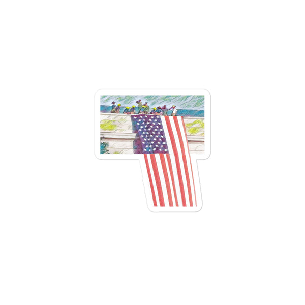 "21st Commemoration Flag" Sticker